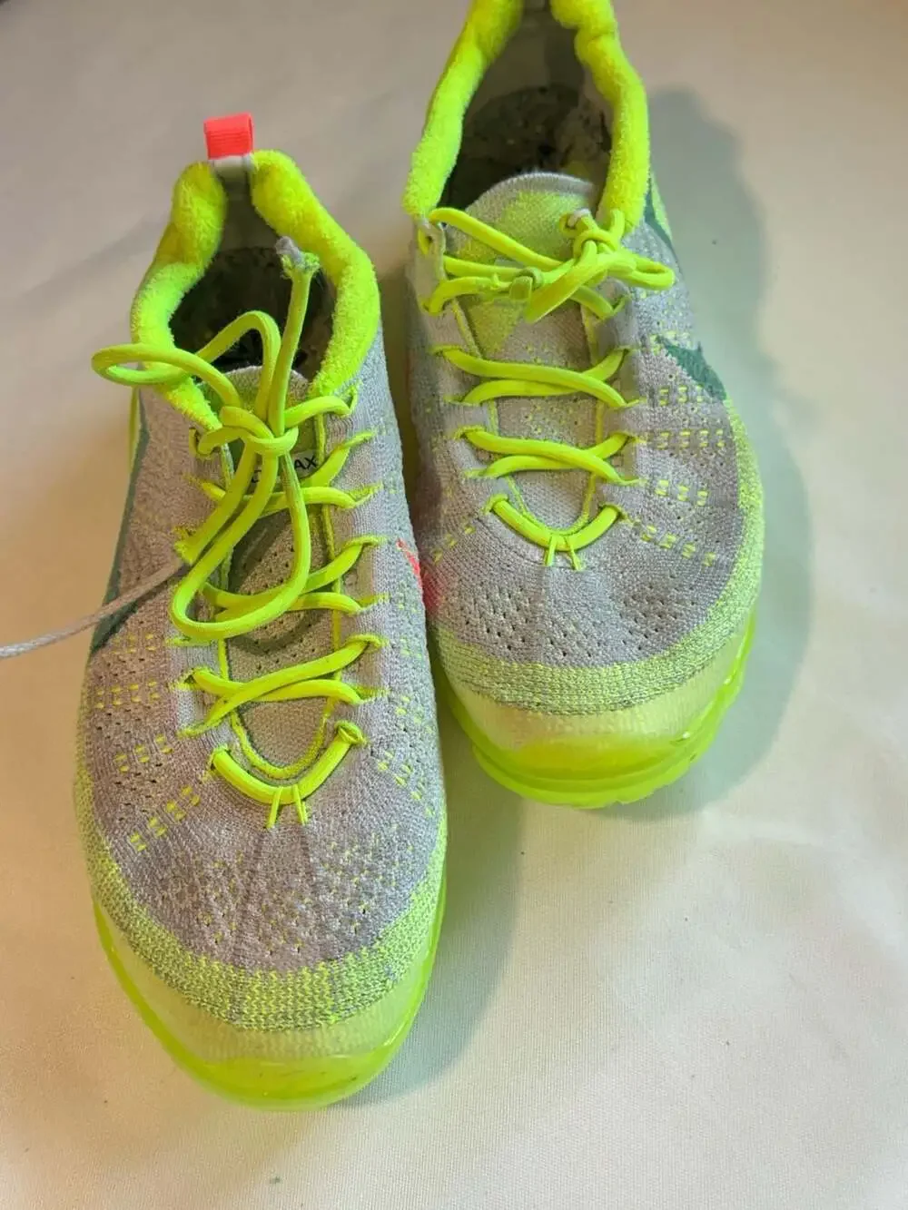 Nike Air VaporMax 2023 Flyknit Vast Grey Volt Men’s Size 8 FZ4016-001